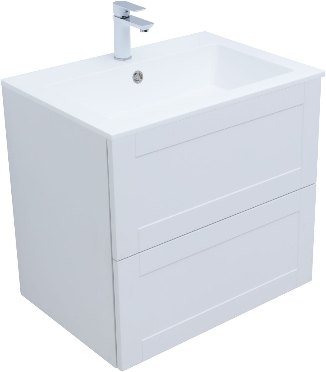Мебель для ванной Aquanet Терра 70 см белый матовый, цвет белая матовая 313233 - фото 4