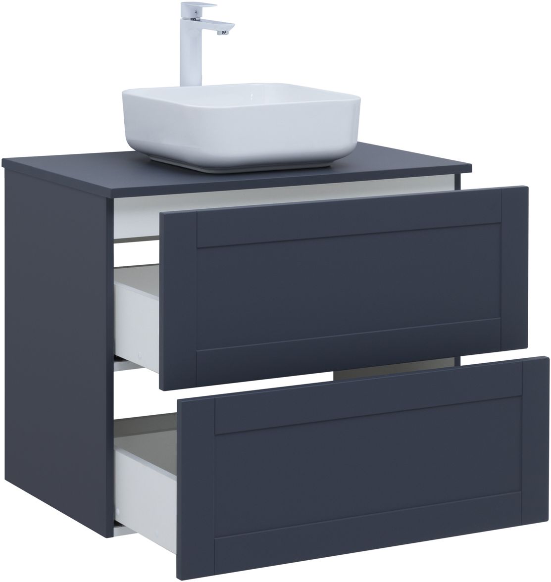 Мебель для ванной Aquanet Терра 80 см маренго, цвет синий 313245 - фото 9