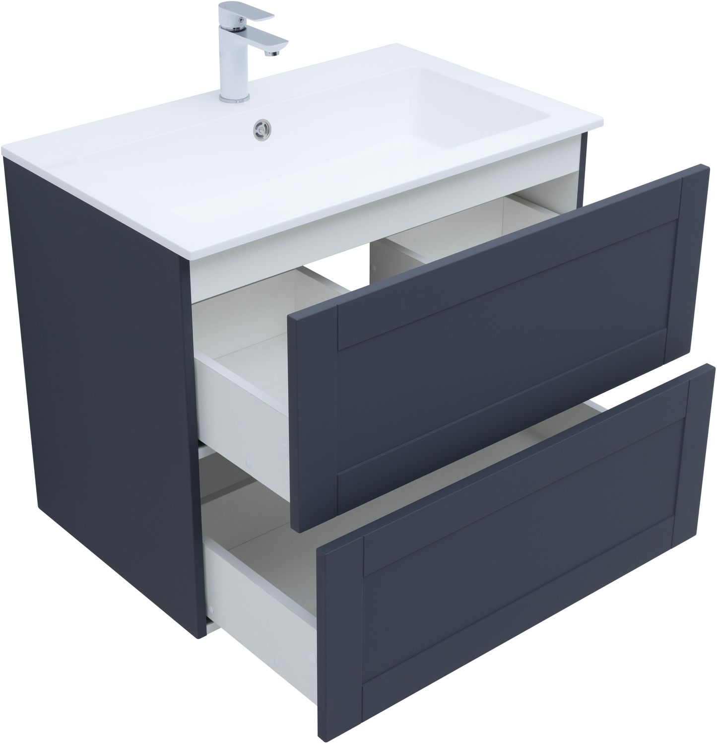 Мебель для ванной Aquanet Терра 80 см маренго, цвет синий 313245 - фото 16