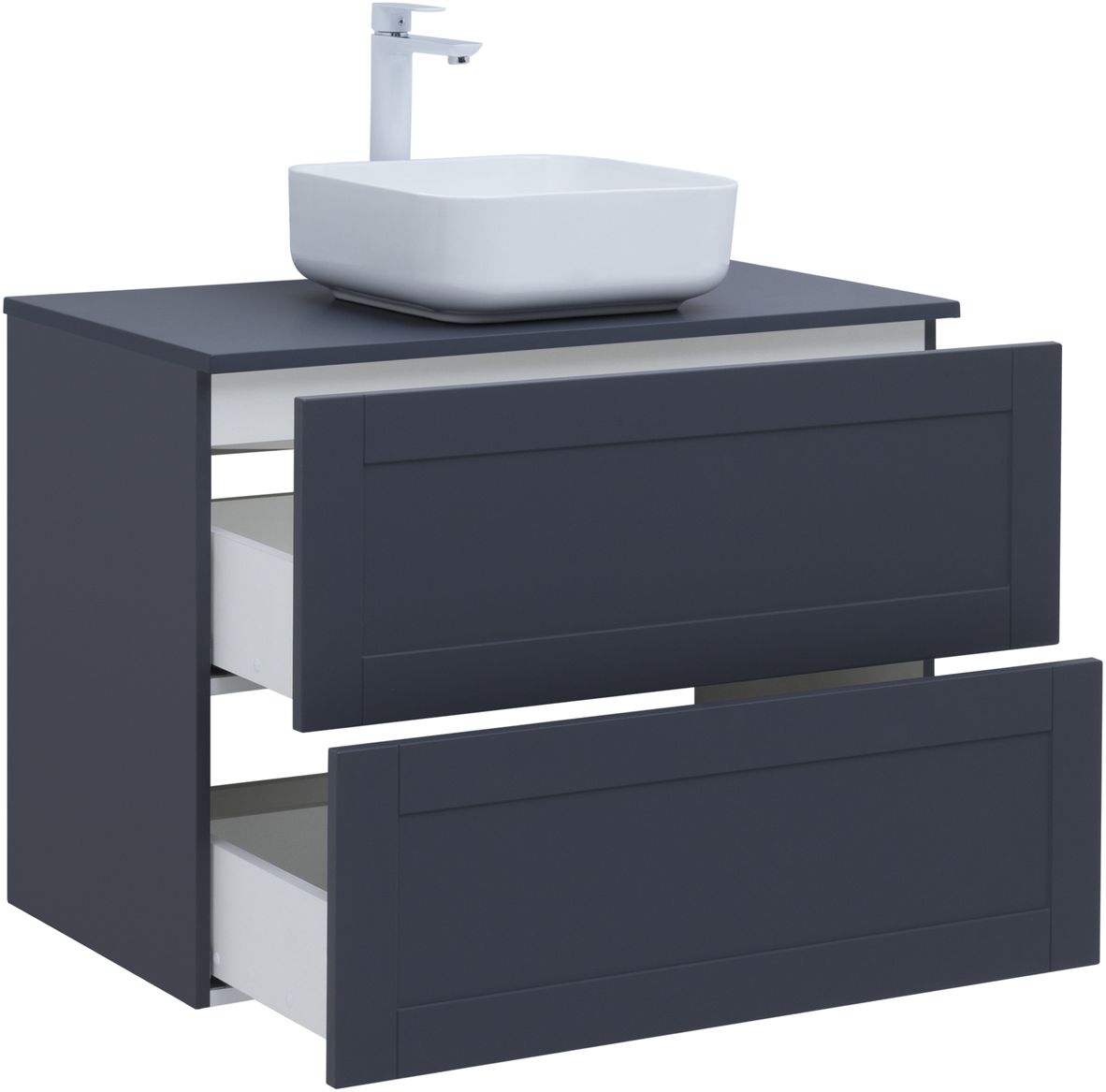 Мебель для ванной Aquanet Терра 90 см маренго, цвет синий 313246 - фото 6
