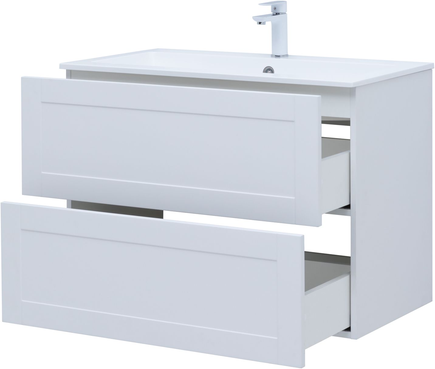 Мебель для ванной Aquanet Терра 90 см белый матовый, цвет белая матовая 313235 - фото 6