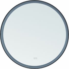 Зеркало с подсветкой Aquanet Тренд 70 см 316694 черное, с подогревом