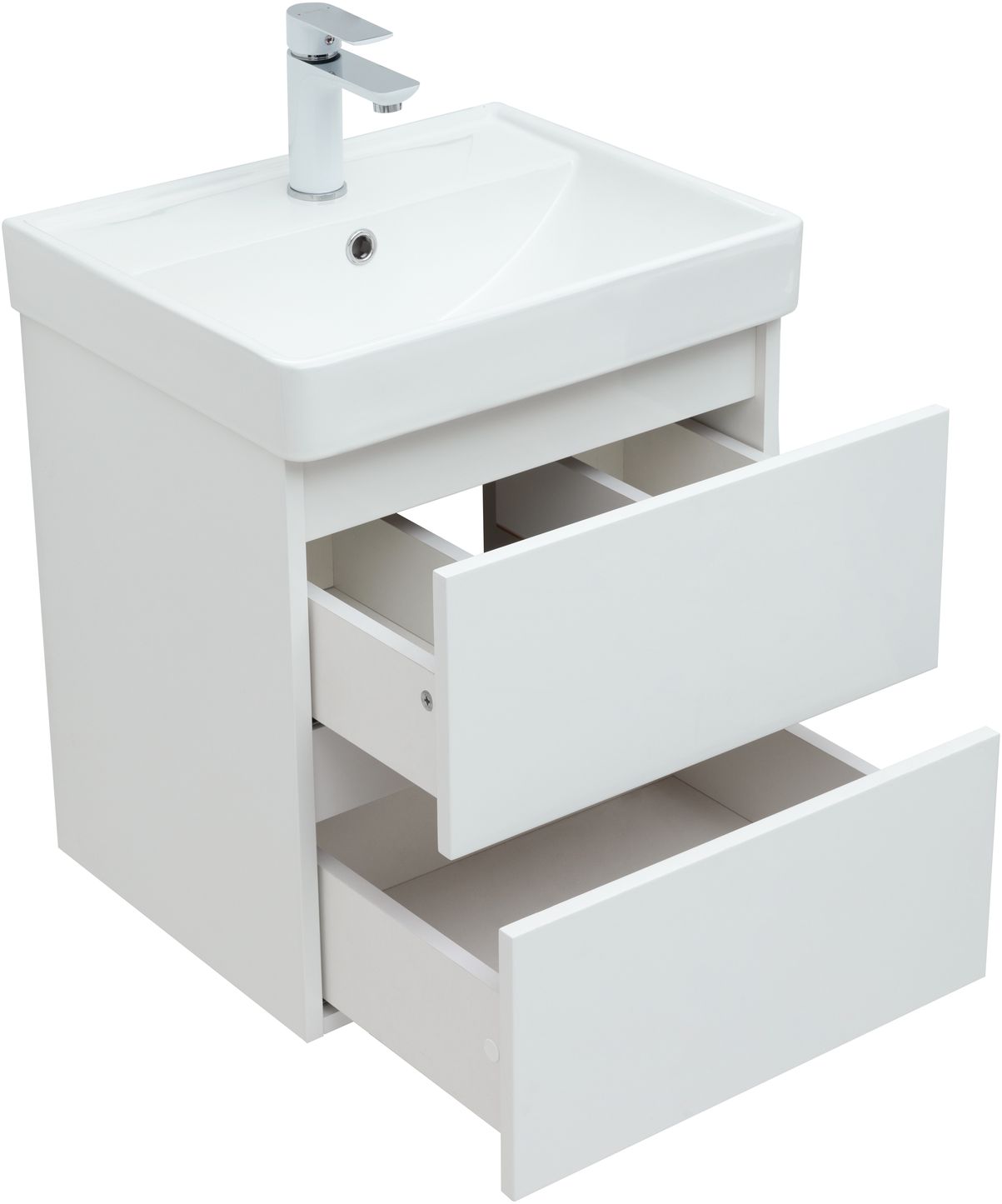 Мебель для ванной Aquanet Вега 50 см (2 ящика), цвет белый 308332 Вега 50 см (2 ящика) - фото 4