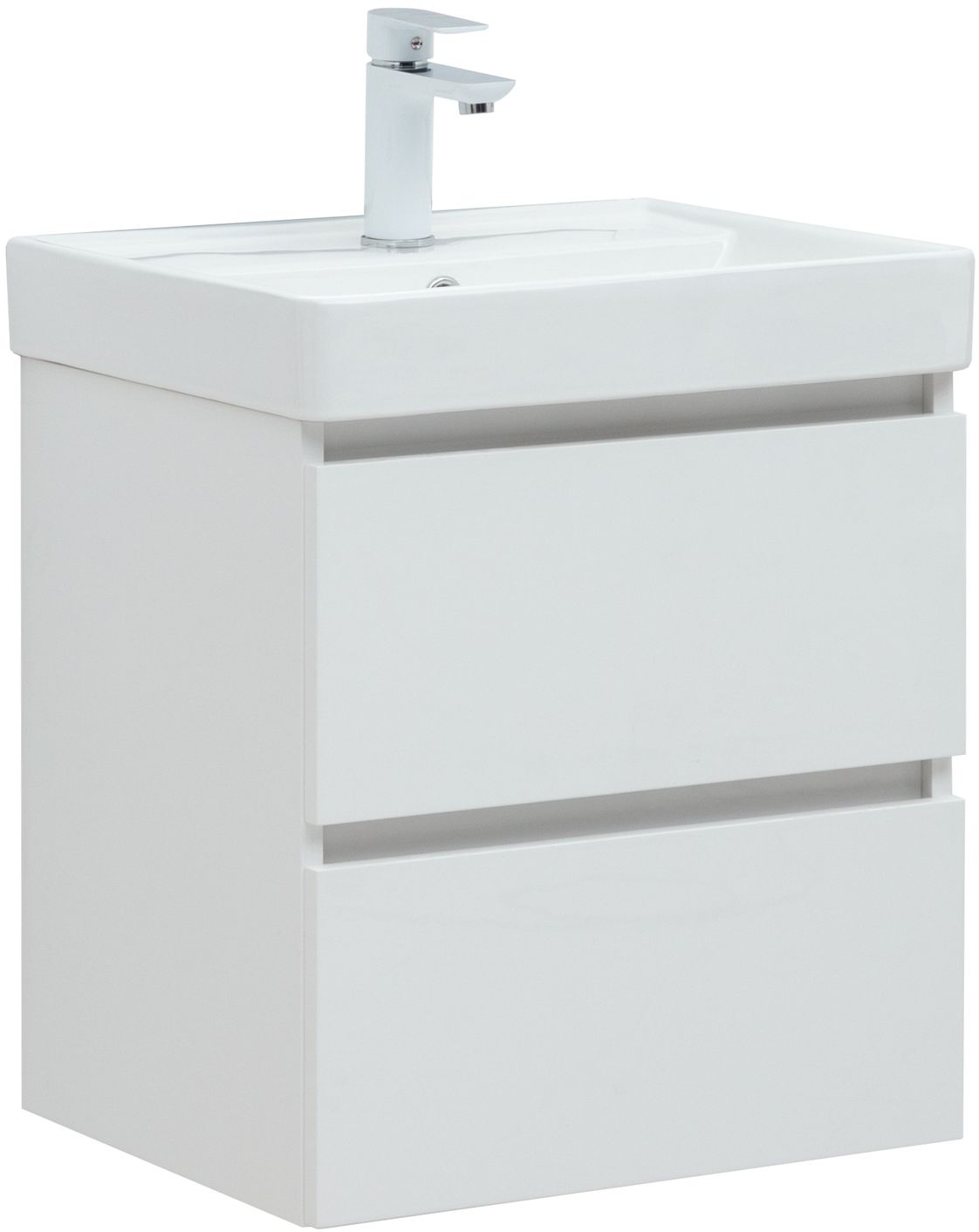 Мебель для ванной Aquanet Вега 50 см (2 ящика), цвет белый 308332 Вега 50 см (2 ящика) - фото 5