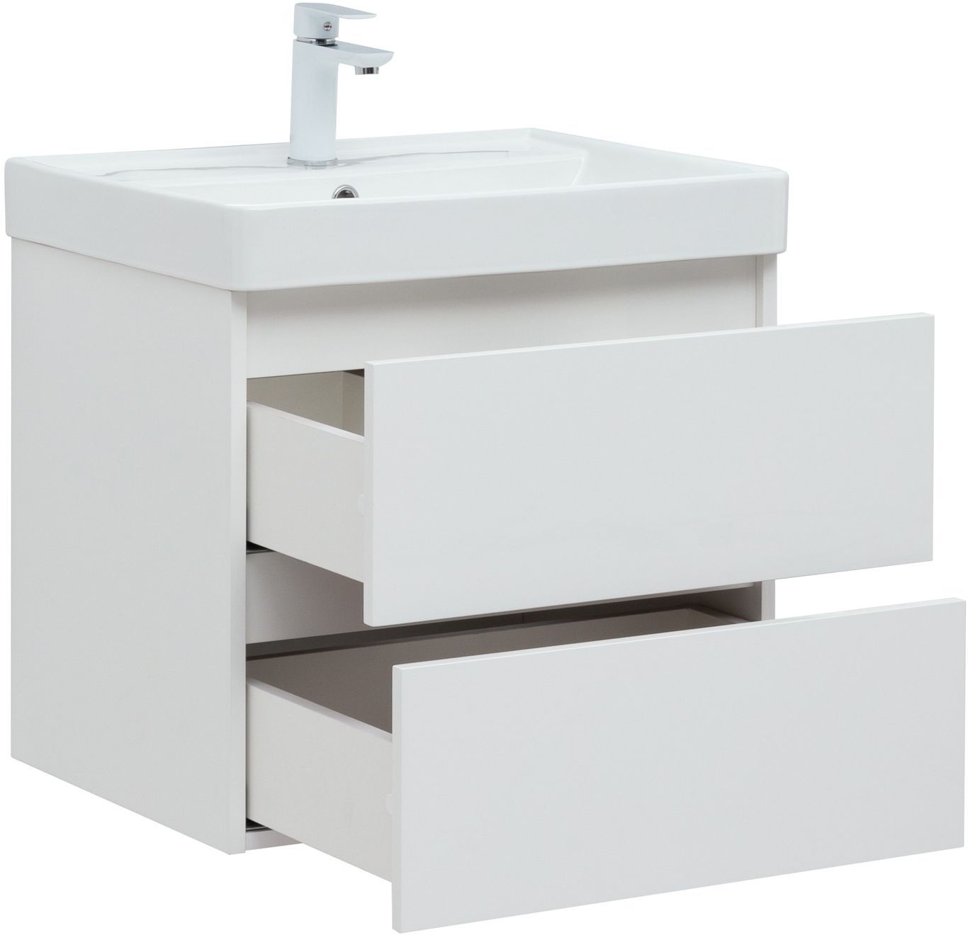 Мебель для ванной Aquanet Вега 60 см (2 ящика), цвет белый 308318 Вега 60 см (2 ящика) - фото 3