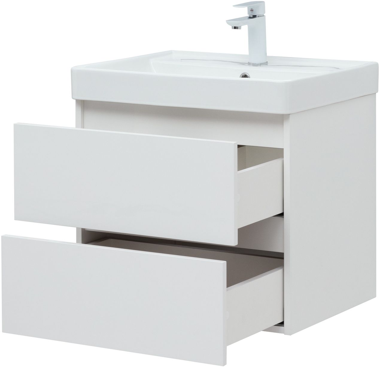 Мебель для ванной Aquanet Вега 60 см (2 ящика), цвет белый 308318 Вега 60 см (2 ящика) - фото 7