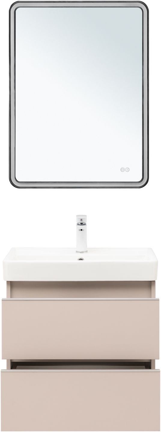 Мебель для ванной Aquanet Вега 60 см бежевый, цвет белый 329583 - фото 7