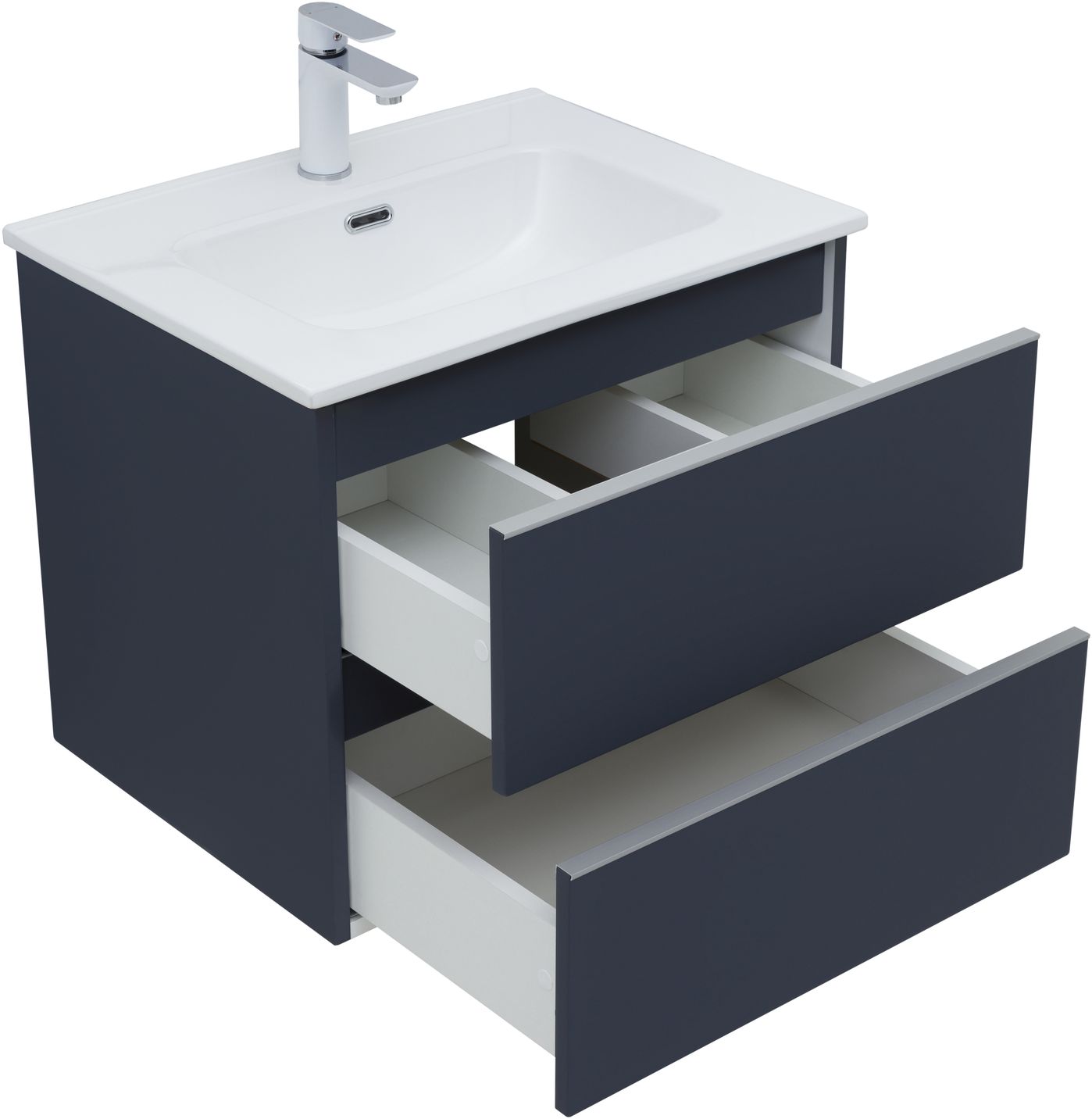 Мебель для ванной Aquanet Вега 60 см маренго, цвет синий 329589 - фото 10