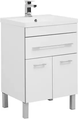 Гарнитур для ванной комнаты Aquanet Верона 58 см белая, напольная