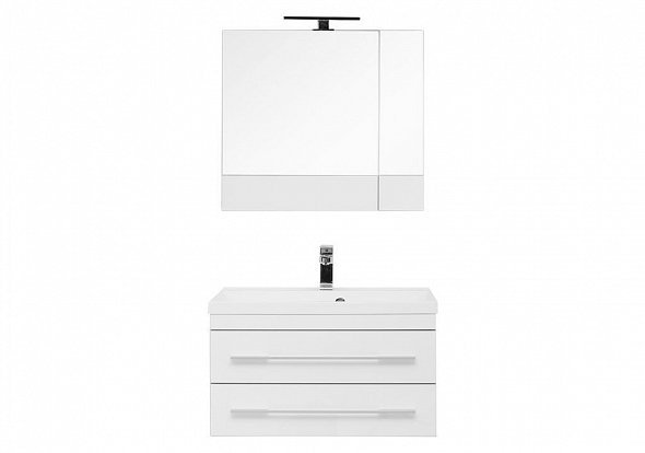 Мебель для ванной Aquanet Верона NEW 75 см подвесной 2 ящика, белая, цвет белый 00231017 - фото 3