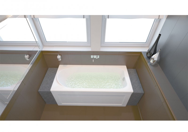 Акриловая ванна Aquanet West 140x70, размер 140x70, цвет белый 204052 - фото 5