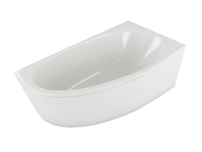 Акриловая ванна Aquatek Eco-friendly Дива 150x90 DIV150-0000002 без гидромассажа, правая, белая, размер 150x90, цвет белый - фото 3
