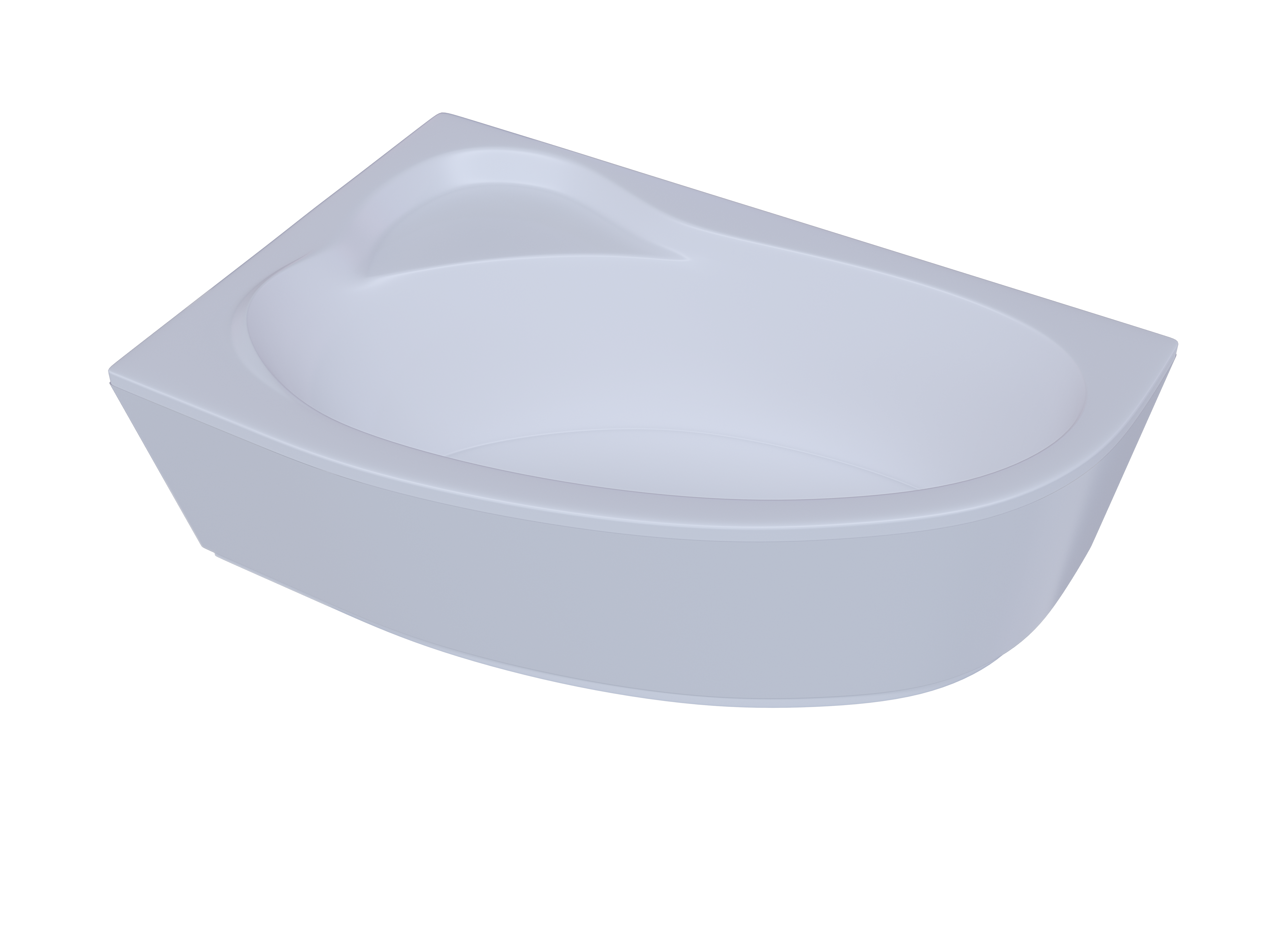 Акриловая ванна Aquatek Eco-friendly Фиджи 170x110 FID170-0000001 без гидромассажа, левая, белая, размер 170x110, цвет белый - фото 2