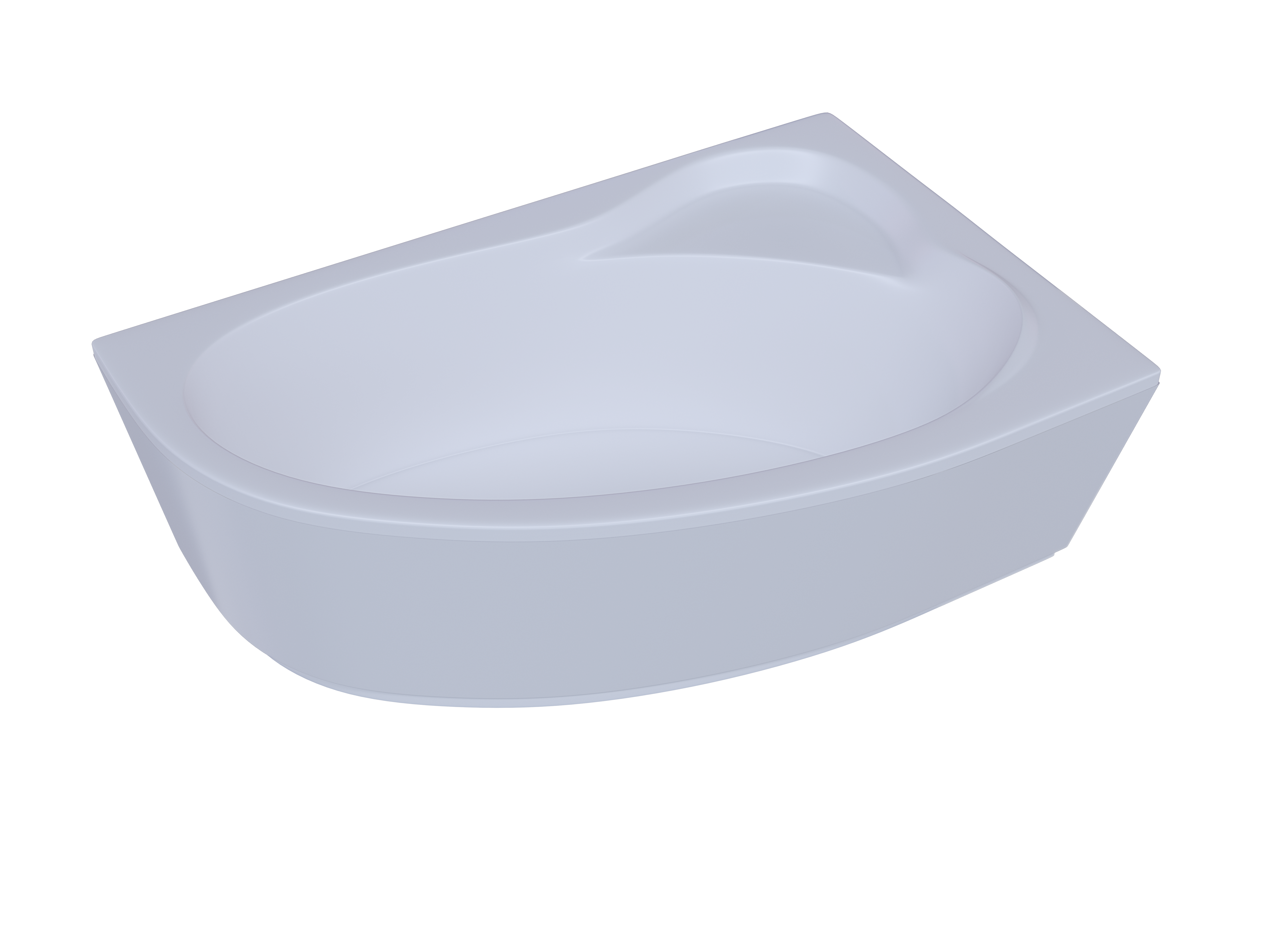 Акриловая ванна Aquatek Eco-friendly Фиджи 170x110 FID170-0000002 без гидромассажа, правая, белая, размер 170x110, цвет белый - фото 2