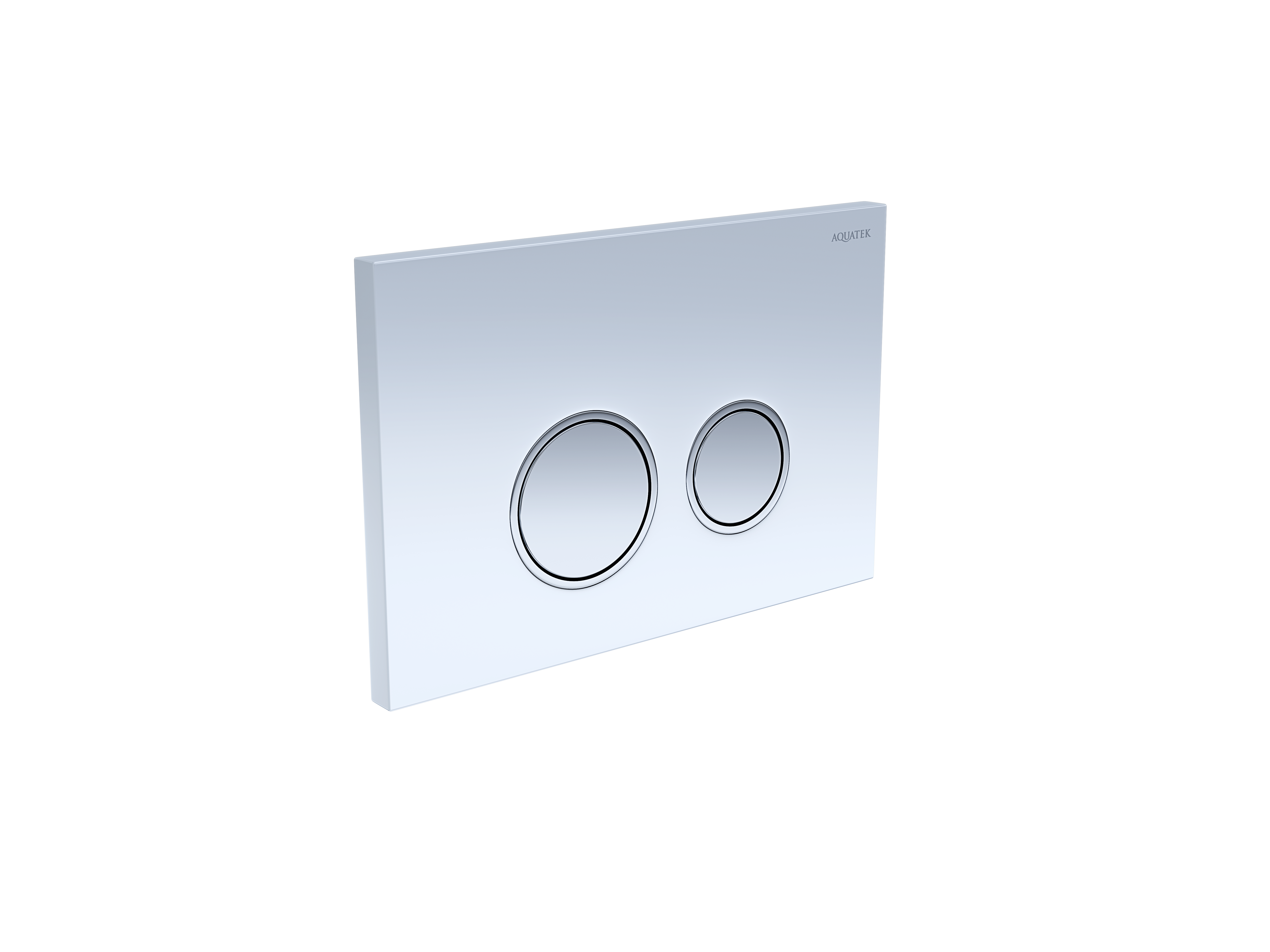 Кнопка для инсталляции Aquatek KDI-0000028 белая, цвет белый - фото 2