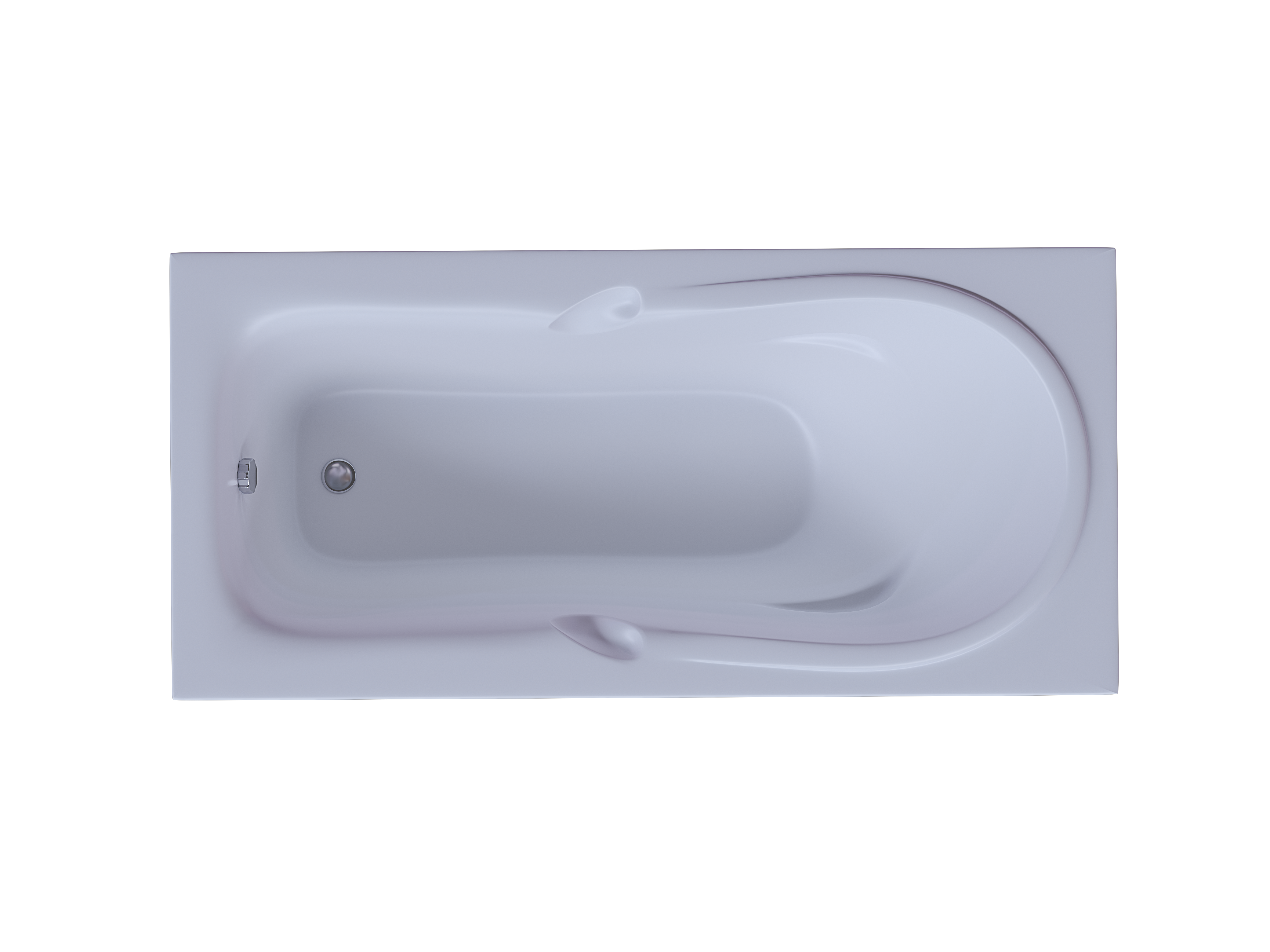 Акриловая ванна Aquatek Леда 170x80 LED170-0000052 белая, размер 170x80, цвет белый - фото 1
