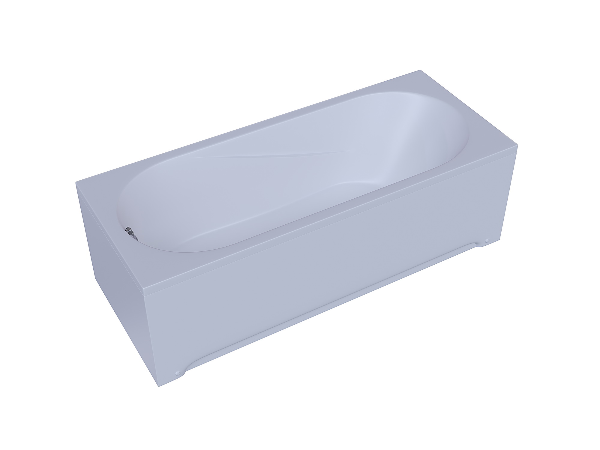 Акриловая ванна Aquatek Lifestyle Либерти 160x70 BER160-0000001 без гидромассажа, белая, размер 160x70, цвет белый - фото 2