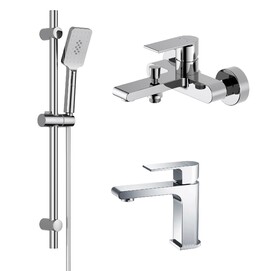 Комплект смесителей для ванны и душа Aquatek Лира AQ1430CR