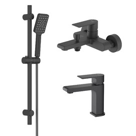 Комплект смесителей для ванны и душа Aquatek Лира AQ1430MB