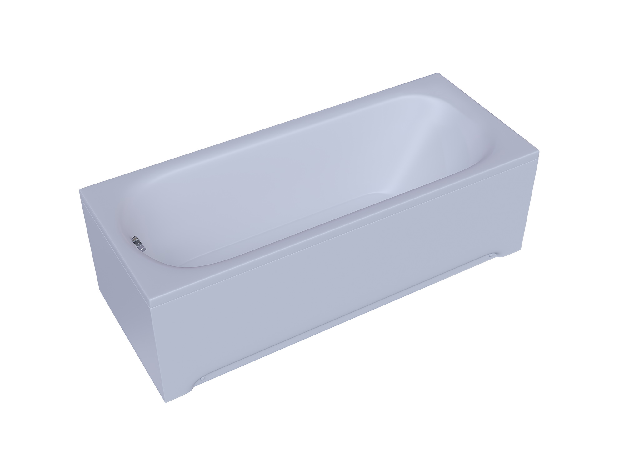 Акриловая ванна Aquatek Lifestyle Лугано 150x70 LUG150-0000001 без гидромассажа, белая, размер 150x70, цвет белый - фото 2