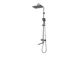 Душевая стойка Aquatek Ника AQ2840BGM оружейная сталь, с изливом