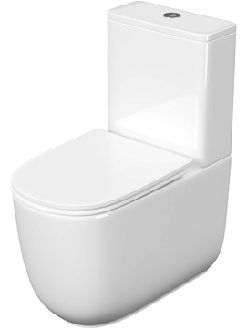 Унитаз напольный Aquatek Optima Plus AQ4452-00 белый, с крышкой микролифт