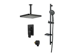 Встраиваемая душевая система Aquatek Вега AQ1075MB черный матовый