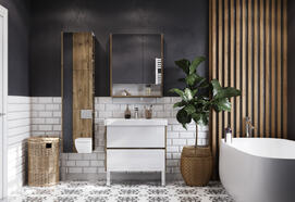 Тумба с раковиной Aquaton Сканди 1A283001SDZ90