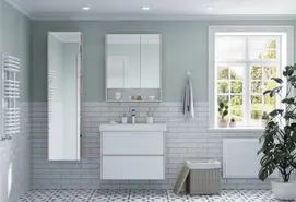 Тумба с раковиной Aquaton Сканди 1A283001SDB20