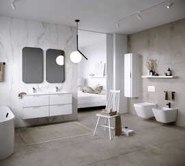 Мебель для ванной Aqwella Accent 120 белая