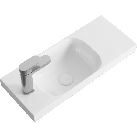 Накладная раковина Aqwella Alba 60 см CMPSL.06.04.D белая