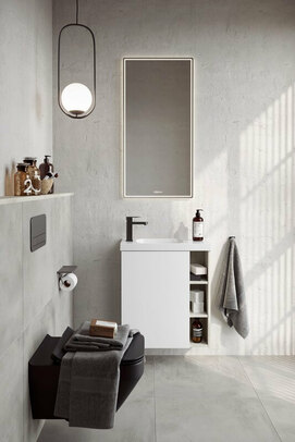 Мебель для ванной комнаты Aqwella Alba ALB0106LLS+ALB0706WM