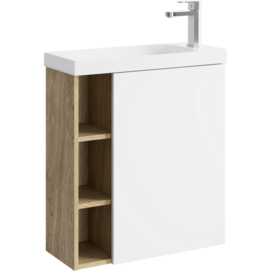 Мебель для ванной комнаты Aqwella Alba ALB0106RDD+ALB0706WM