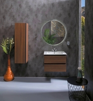Мебель для ванной Armadi Art Capolda 849-065-D 65 см тёмное дерево