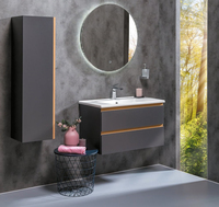 Мебель для ванной Armadi Art Capolda 849-085-A 80 см антрацит
