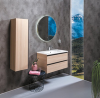 Мебель для ванной Armadi Art Capolda 849-085-LW 80 см светлое дерево