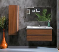 Мебель для ванной Armadi Art Capolda 849-100-D 100 см тёмное дерево