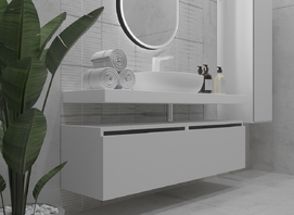 Тумба под столешницу Armadi Art Flat 60 см 897-060-W белая