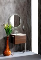 Мебель для ванной Armadi Art Тумба 60 Дуб темный матовый фактурный