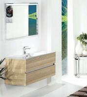 Мебель для ванной Armadi Art Vallessi 120 дуб светлый матовый фактурный