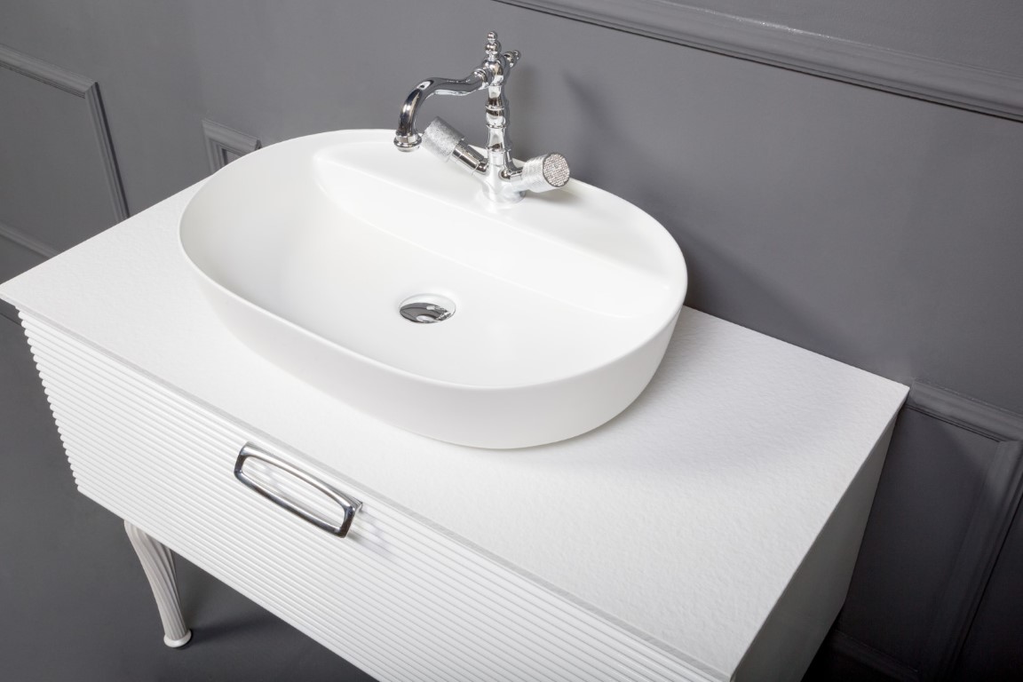 Мебель для ванной комнаты Armadi Art Vallessi Avantgarde 100 см хром, белая, цвет хром,  белый 842-100-WCR - фото 2