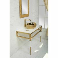 Мебель для ванной комнаты Armadi Art Vogue 100 см золото