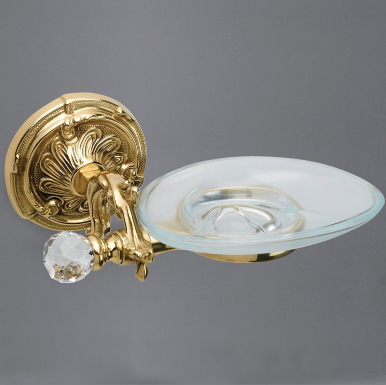 Мыльница Art&Max Barocco Crystal AM-1786-Br-C, цвет бронза - фото 3