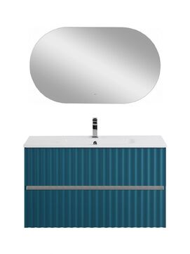Мебель для ванной комнаты Art&Max Elegant AM-ELEGANT-1000-2C-SO-AQ-P