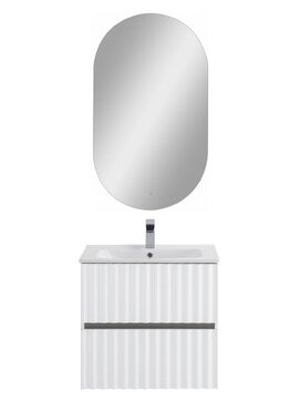 Мебель для ванной комнаты Art&Max Elegant AM-ELEGANT-600-2C-SO-BL-LED-P