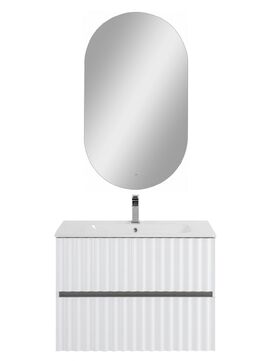 Мебель для ванной комнаты Art&Max Elegant AM-ELEGANT-800-2C-SO-BL-LED-P