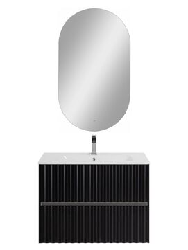 Мебель для ванной комнаты Art&Max Elegant AM-ELEGANT-800-2C-SO-NM-LED