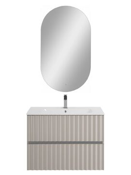Мебель для ванной комнаты Art&Max Elegant AM-ELEGANT-800-2C-SO-GCM-LED