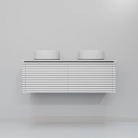 Тумба с раковиной ArtDecco Jacqueline 120 см AJC12W34D300 подвесная, белая