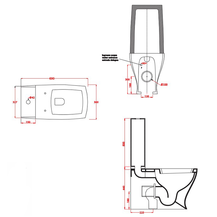 Унитаз напольный Artceram Jazz JZV003 01 00 белый 125400₽
